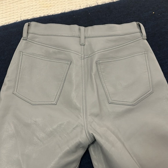 Agolde blue leather pants - Picture 3 of 3
